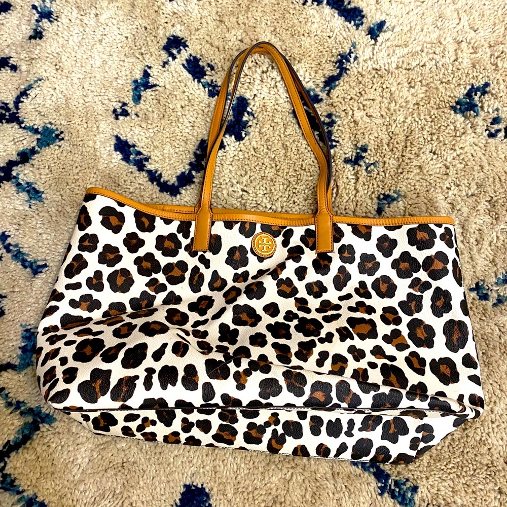 Tory Burch Leopard print tote